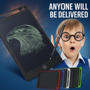 Toy Imagine LCD Writing Tablet for Kids 8.5 Inch | Reusable Slate Pad for Boys & Girls | Drawing, Doodle & Study Tab for Age 2-10 Years | ScreenFree Toys for Learning & Fun Activities